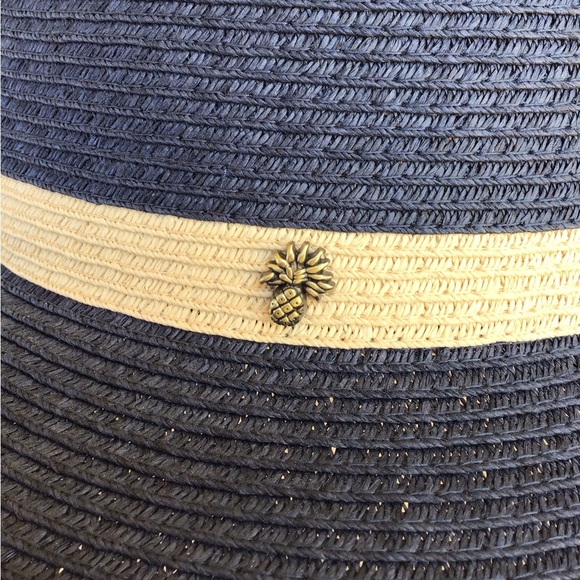Tommy Bahama Island Navy Pom Pom Wide Brim Hat NEW - Picture 6 of 8